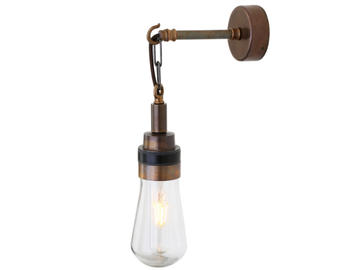 MELTEM - LED brass wall light for bathroom by mullan lighting - view 3